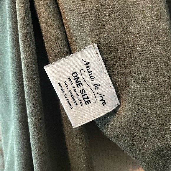 Anna & Ava Open Cardigan Vest One Size Faux Suede EUC - Picture 2 of 3